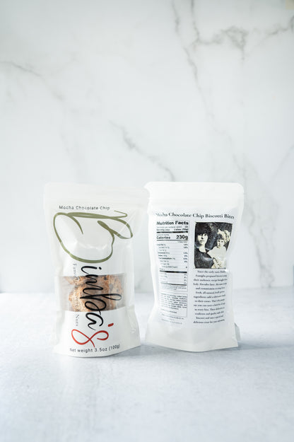 Mocha Chocolate Chip Biscotti