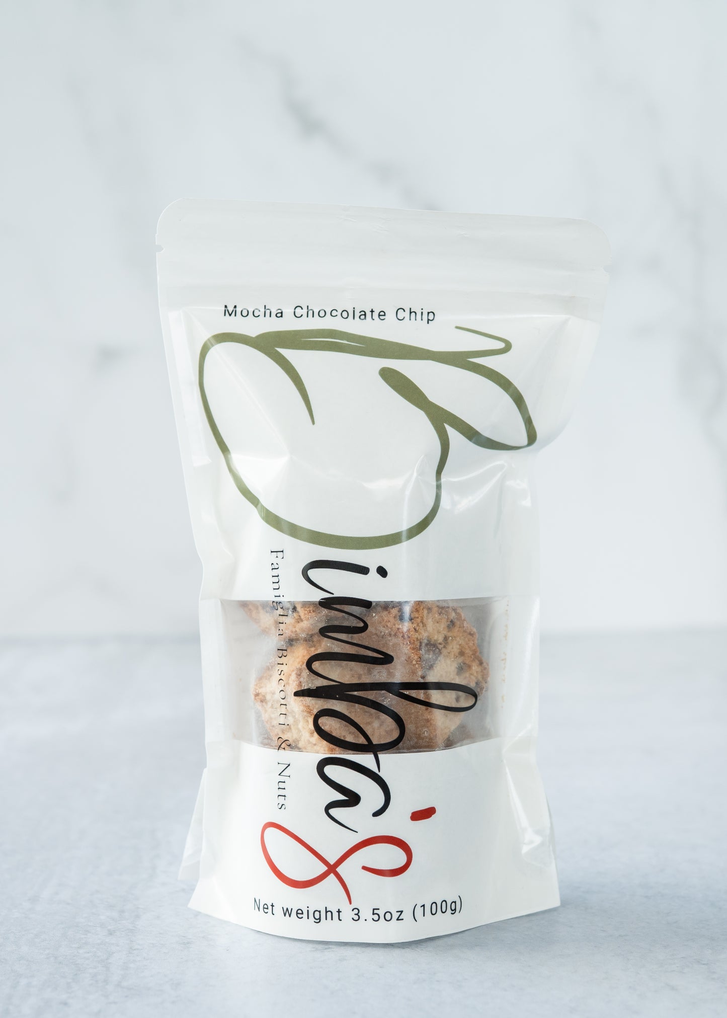 Mocha Chocolate Chip Biscotti