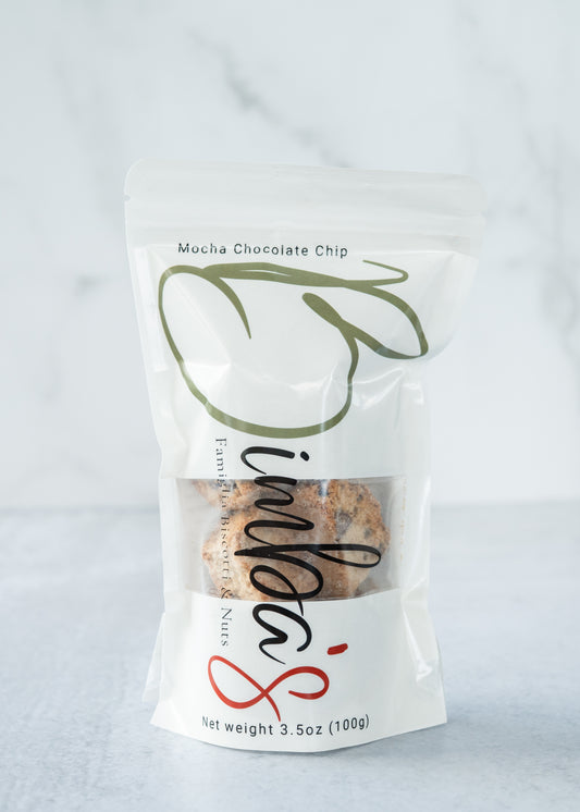 Mocha Chocolate Chip Biscotti